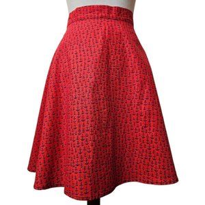 Hemet Red Natuical skirt